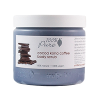 100% Pure Organic Cocoa Kona Coffee Body Scrub