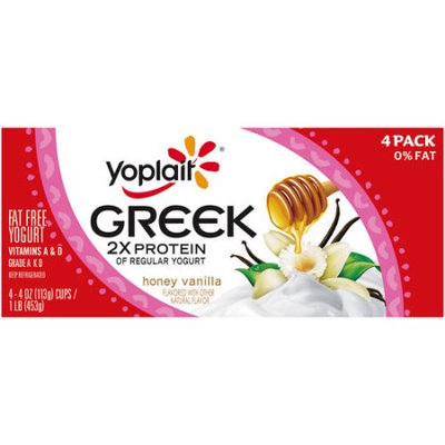 Yoplait® Greek 2x Protein Honey Vanilla Fat Free Yogurt