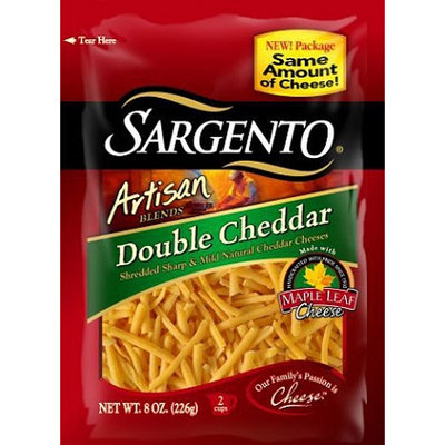 Sargento® Artisan Blends® Double Cheddar Shredded Cheese