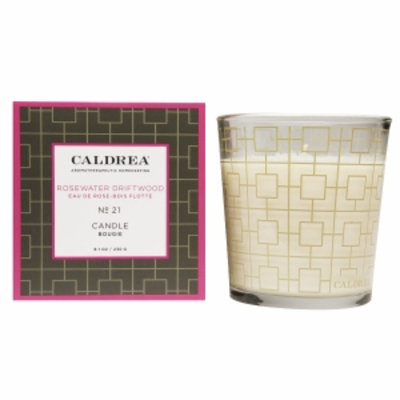 Caldrea Fragranced Candle, No 21 Rosewater Driftwood, 8.1 oz