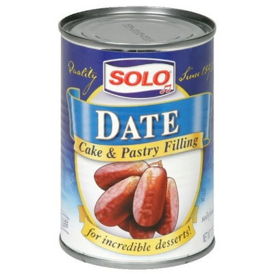 Solo Date Filling, 12.5-Ounce (Pack of 6)