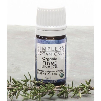 Essential Oil Thyme Linalol Organic Simplers Botanicals 5 ml Liquid