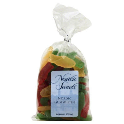 Nordic Sweets Candy Gummi Fish Astd (Pack of 12)