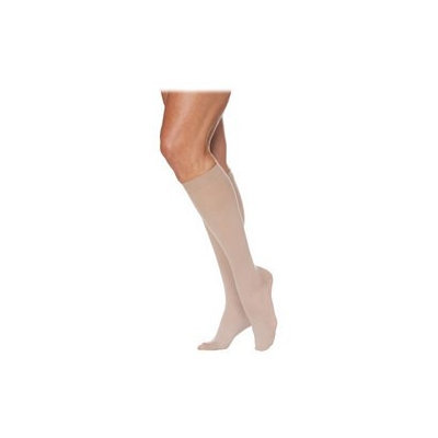Sigvaris EverSheer 781CSSW08 15-20 Mmhg Closed Toe Small Short Calf Hosiery For Women Dark Navy