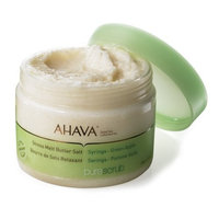 AHAVA Pure Scrub Stress Melt Butter Salt, Syringa - Green Apple, 12.3 oz.
