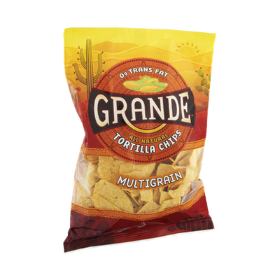Grande All Natural 0g Trans Fat Multigrain Tortilla Chips