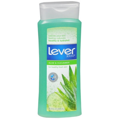 Lever 2000 Body Wash, Aloe & Cucumber, 16.9 fl oz