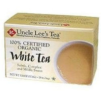 Uncle Lees Tea 0670752 100 Percent Certified Organic White Tea 18 Tea Bags 1.02 oz - 29 g - Case of 6 - 18 Bag