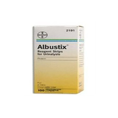 Albustix Strips Albustix Reagent Strips For Urinalysis, Tests For Protein - 100 Ea