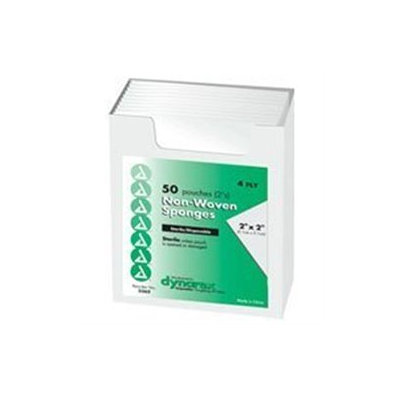 Non Sterile Gauze Sponge Gauze Sponges Non-Woven Sterile - 2 In X 2 In - 4 Ply - 2'S - 50 Eas