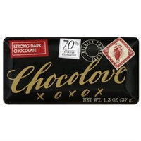 Chocolove Xoxo 20843 Strong Dark Chocolate Mini Bar