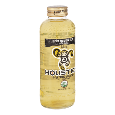 Adina Holistics All Natural Jade Green Tea with Tulsi Herbal Elixir