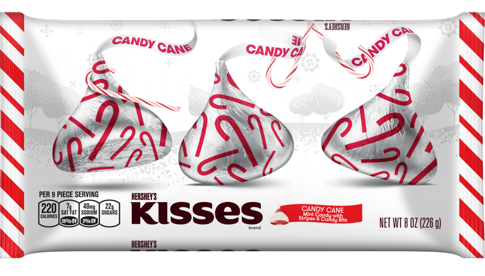 Hershey's Kisses Candy Cane