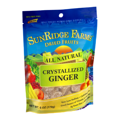 SunRidge Farms Dried Fruits Crystallized Ginger