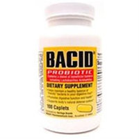 Bacid Caplets Bacid Probiotic Dietary Supplement Caplets - 100 Ea