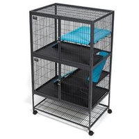 Midwest Metal Products Co. Ferret Nation Accessories Shelf Cover in Teal and Purple