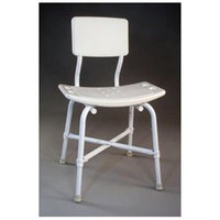 TFI Medical Extra High Blow Molded Bath Bench with Back