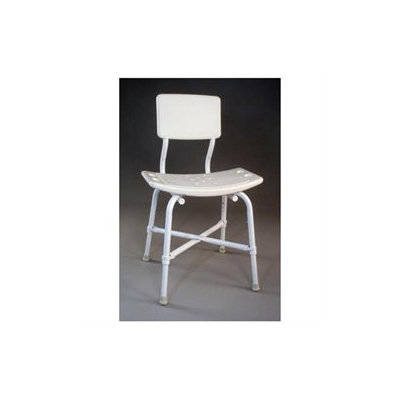 TFI Medical Extra High Blow Molded Bath Bench with Back
