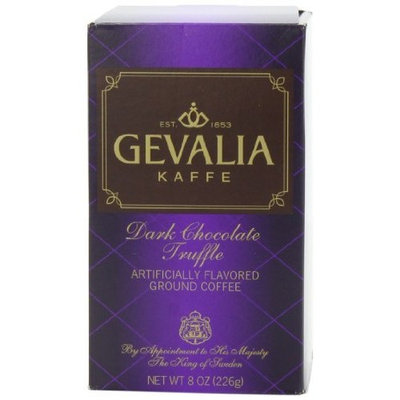 Gevalia Dark Chocolate Truffle Ground Coffee, 8-Ounce Packages (Pack of 3)