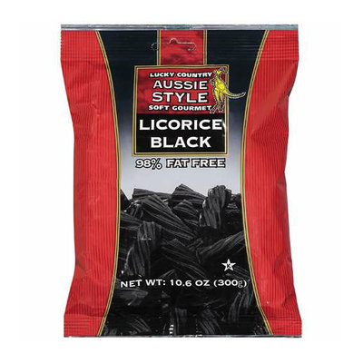 Lucky Country : Licorice Aussie Style Soft Gourmet Black