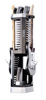 LevelUp Wii Zig-Zag Storage Tower - Black