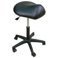 Oakworks Premium Saddle Stool Color: Blue grass