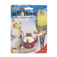 JW PET COMPANY BJW31091 Activitoys Drum Bird Toy