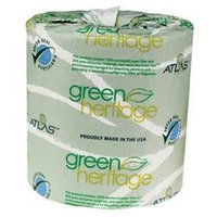 Lagass GREEN HERITAGE BATHROOM TISSUE, 2-PLY, 500 SHEETS/ROLL, 96 ROLLS/CARTON