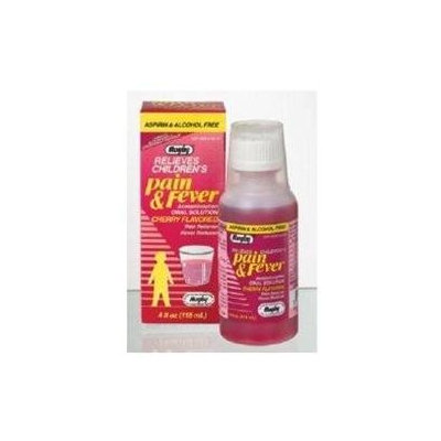 Watson Rugby Labs Children's Pain & Fever Oral Solution Acetaminophen, Cherry, 4 oz, Watson Rugby