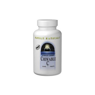 Source Naturals - Acerola C, 120 mg, 100 chewable tablets