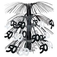 Beistle Company 191913 50 Black Cascade Centerpiece