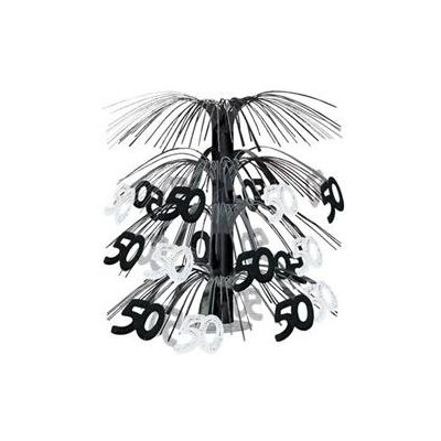 Beistle Company 191913 50 Black Cascade Centerpiece