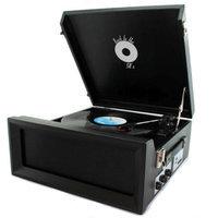 Back to the 50's Portable Vinyl 3 Speed Turntable