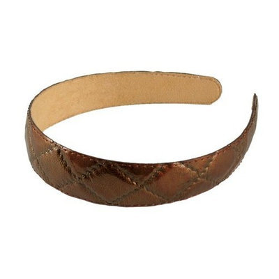 Smoothies Quilted Patent Headband-Black 01502