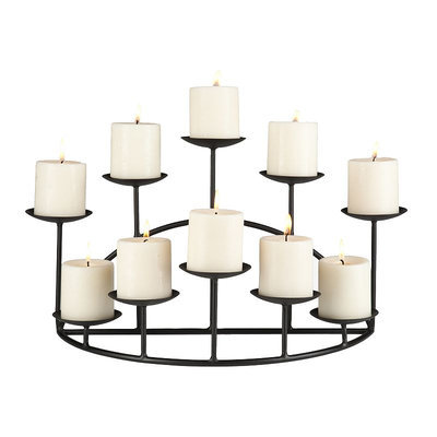 Southern Enterprises Ruskin Candelabra (Black)