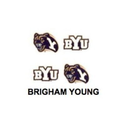 Innovative Adhesives BC-12 Brigham Young University Fan-A-Peel Temporary Tattoo-Sticker