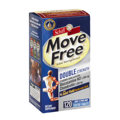 Schiff Move Free Joint Strengthener Double Strength - 120 CT