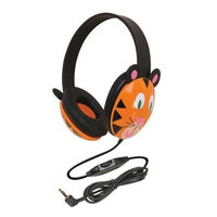 Califone 2810-TI Kids Stereo and PC Headphones, Tiger Design
