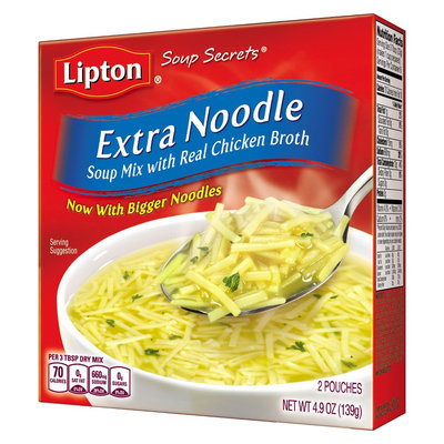 Lipton® Soup Secrets Extra Noodle Soup