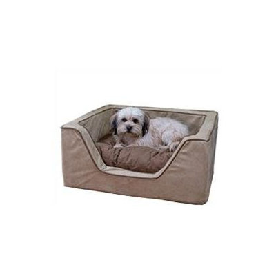 O'donnell Industries Odonnell Industries 21387 Luxury Large Square Dog Bed - Black-Herringbone