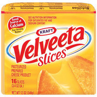 Kraft Velveeta Cheese Slices 12 oz 16 ct