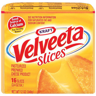 Kraft Velveeta Cheese Slices 12 oz 16 ct