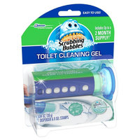 S.c. Johnson Scrubbing Bubbles Toilet Cleaning Gel Kit with Glade Rainshower Scent - 6 Count