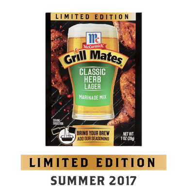 McCormick® Grill Mates® Classic Herb Lager Marinade Mix