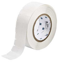 BRADY THT1334613 Label, White/Translucent, Blank, Polyester