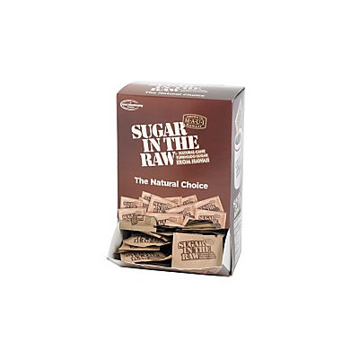 Sugar in the Raw Unrefined Sugar Made From Sugar Cane, 200 Packets/Box