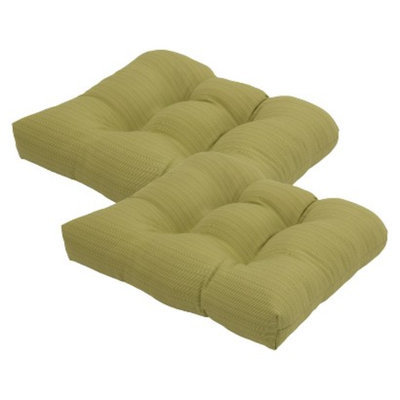 Threshold 2-Piece Outdoor Tufted Seat Cushion Set - Lime
