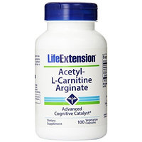 Life Extension Acetyl L-Carnitine Arginate, 100 Capsules