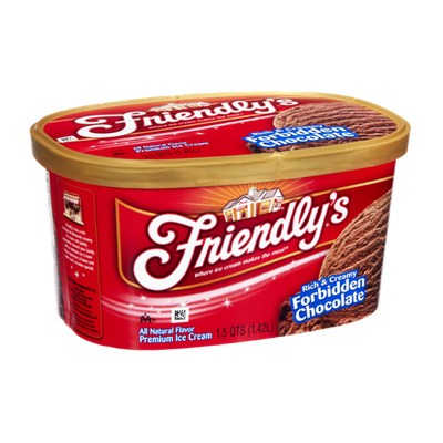 Friendly's Rich & Creamy Forbidden Chocolate Premium Ice Cream