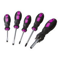 David Shaw Silverware Na Ltd Cala Pink 11 Piece Screwdriver Set - David Shaw Silverware NA LTD